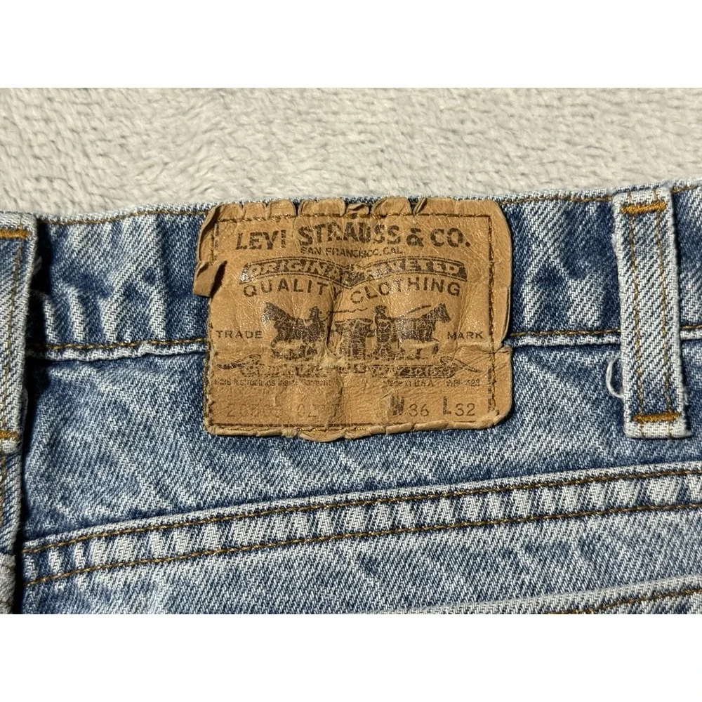 VTG Levi's 20505-0217 Jeans Mens 32x29 Orange Tab Made In USA